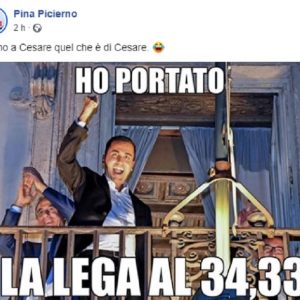 Europee 2019, Di Maio meme sui social: "Ho portato la Lega al 34%..."