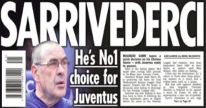 Juventus, ecco Sarri: il tecnico ha dato l'ultimatum al Chelsea