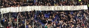 Lazio-Bologna, striscione per De Rossi: "Nord saluta fiero nemico"