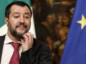 Salvini: "Io dalla Gruber, che simpatia". Lei: "E' lui che si è proposto. Può anche restare a casa" (foto Ansa)