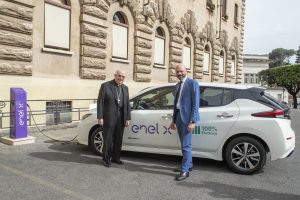 Enel X, punti di ricarica per auto elettriche al Vaticano