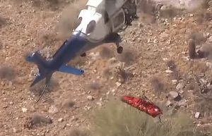 donna soccorsa elicottero 