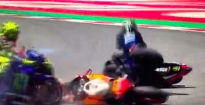 Lorenzo video incidente Catalogna Valentino Rossi YouTube