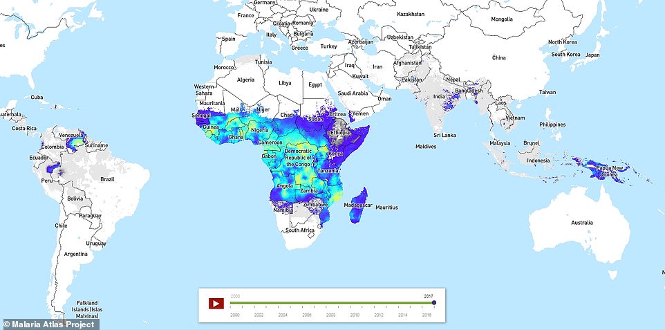 Malaria: 200 mln di persone infette l'anno. Mappa time-lapse mostra come si è spostata dal 2000 02