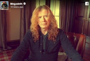 Megadeth, il cantante Dave Mustaine rivela: "Ho un cancro alla gola" 