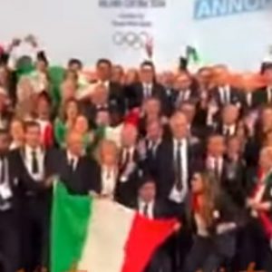 Olimpiadi 2026 a Milano e Cortina, l'esultanza della delegazione italiana