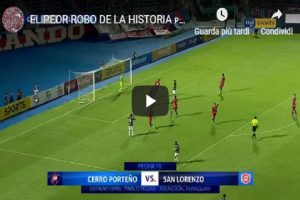 Paraguay, arbitro sbaglia e convalida gol fantasma. Sospeso per... 20 partite VIDEO