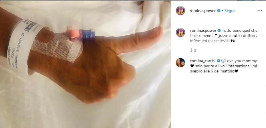 Romina Power, post dopo l'operazione al ginocchio: "Sto bene" 1