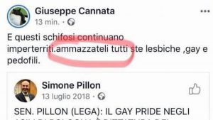 Giuseppe Cannata si è dimesso dopo il post omofobo