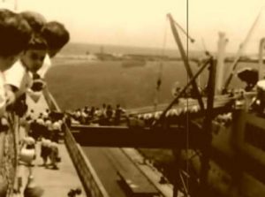 Un frame di un documentario sull'emigrazione italiana negli Stati Uniti d'America (da YouTube)