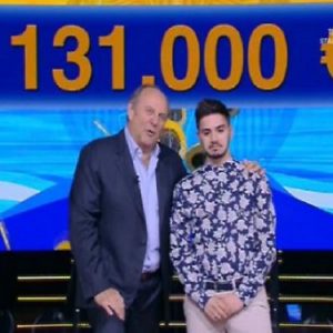 Caduta Libera, Nicolò Scalfi vince altri 131mila euro. La voce clamorosa