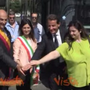 Roma, Virginia Raggi inaugura il corridoio della mobilità da Eur-Laurentina a Tor Pignattara VIDEO