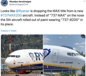 Ryanair taglierà voli per mancanza di aerei. Nuovo nome per il Boeing 737 Max?