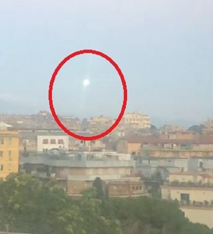 ufo a roma vicino tangenziale est
