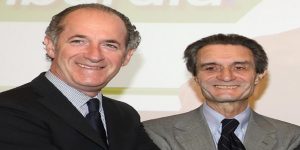 Il presidente della Lombardia, Attilio Fontana, e del Veneto, Luca Zaia