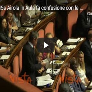 Tav, senatore M5s Airola in Aula fa confusione con le cifre VIDEO