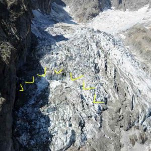 Monte Bianco, ghiacciaio Planpincieux a rischio crollo: è una massa da 250mila metri cubi