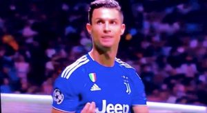 Atletico Juve Cristiano Ronaldo gesto 