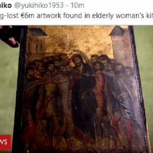 Cimabue: ritrovato in Francia il Cristo deriso