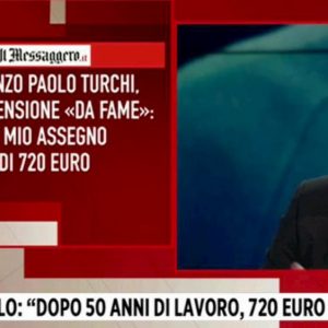 Storie Italiane, Enzo Paolo Turchi: "Prendo 720 euro di pensione, vi sembra giusto?"