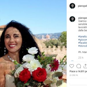 Piero Pelù e Gianna sposi