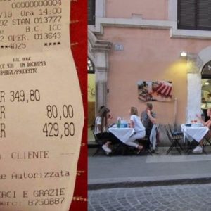 Giapponesi al ristorante a Roma, non dimenticheranno mai...il conto
