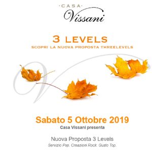 Casa Vissani nuovo menu Three Levels