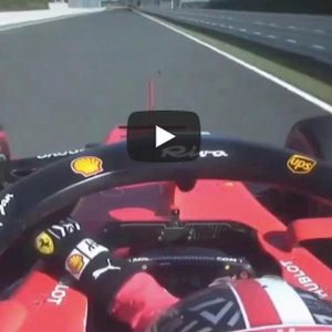 Ferrari Leclerc specchietto YouTube video Formula 1 Giappone
