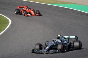 F1 Gp Giappone: Bottal beffa le Ferrari. Vettel secondo, ma quella partenza...