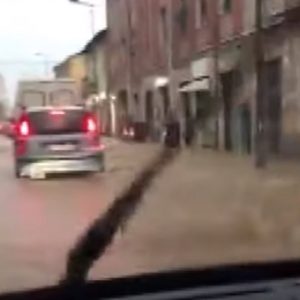 Bomba d'acqua in provincia di Alessandria: in arrivo nuove piogge VIDEO
