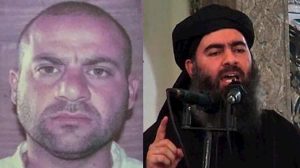 Il nuovo leader Isis Abdullah Qardash (a sinistra) e Abu Bakr al Baghdadi