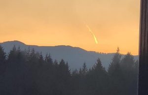 Oregon, palla di fuoco in cielo: polizia di Polk indaga