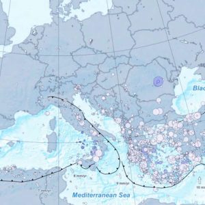 Terremoti Mediterraneo: le due placche colpiscono soprattutto Egeo, Anatolia, Balcani...