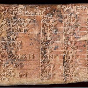 Un'antica tavola babilonese, foto Ansa