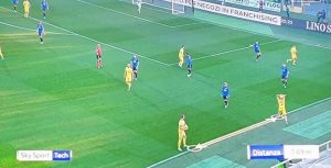 Atalanta-Verona, rimessa battuta 8 metri più avanti: arbitro e var convalidano gol