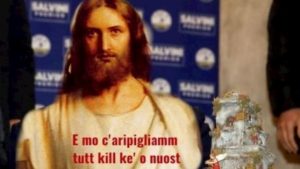 Gesù che cita Gomorra, il tweet della Lega (rimosso): "C'arripigliamm tutt kill kè o nuost"