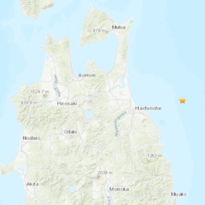 Terremoto Giappone, scossa del 5,5 al largo di Aoimori