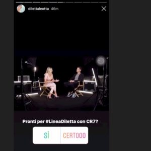 Diletta Leotta e il suo debole per Cristiano Ronaldo, dalle storie Instagram all'intervista