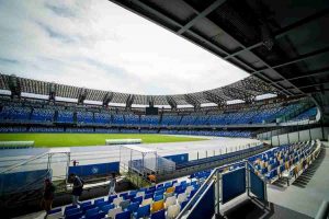 Napoli-Parma sabato alle 18 a rischio: Stadio San Paolo danneggiato dalla bufera