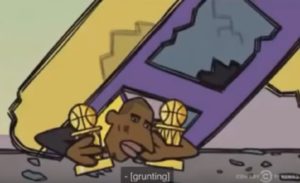 Kobe Bryant, il cartone animato del 2017 con lo schianto dell'elicottero VIDEO
