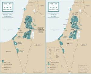 Israele e Palestina, due Stati, una capitale: la mappa del piano Trump  