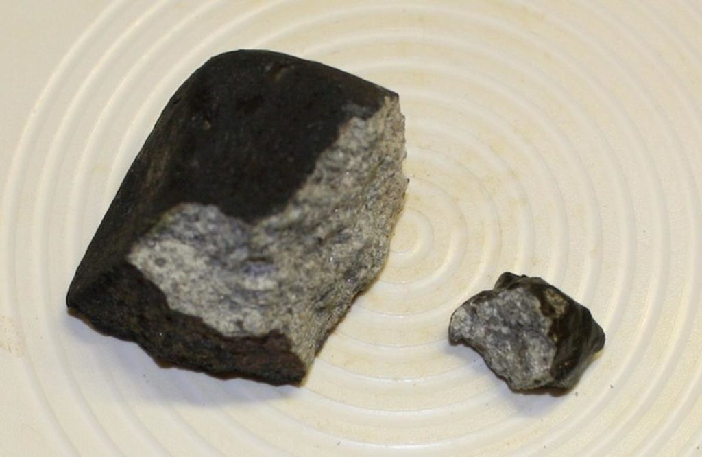 frammenti meteorite ansa 