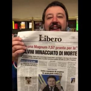 Matteo Salvini, minacce di morte su Twitter. E lui: "Viva l'amore" VIDEO
