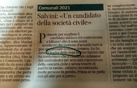 "Matteo Salvini leader della sega", il refuso sul Corriere della Sera