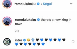 Inter, Lukaku risponde a Ibrahimovic: "C'è un nuovo re in città"