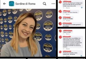 Sardine Roma Meloni: insulti sulla pagina Facebook contro la leader di Fratelli d'Italia. Poi arrivano le scuse