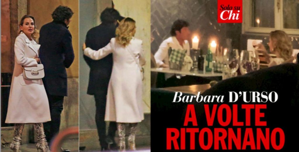 Barbara D'Urso cena romantica con l'ex  