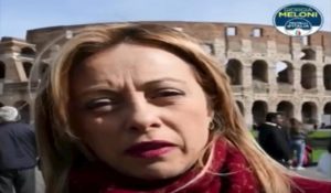 Giorgia Meloni, video in inglese  
