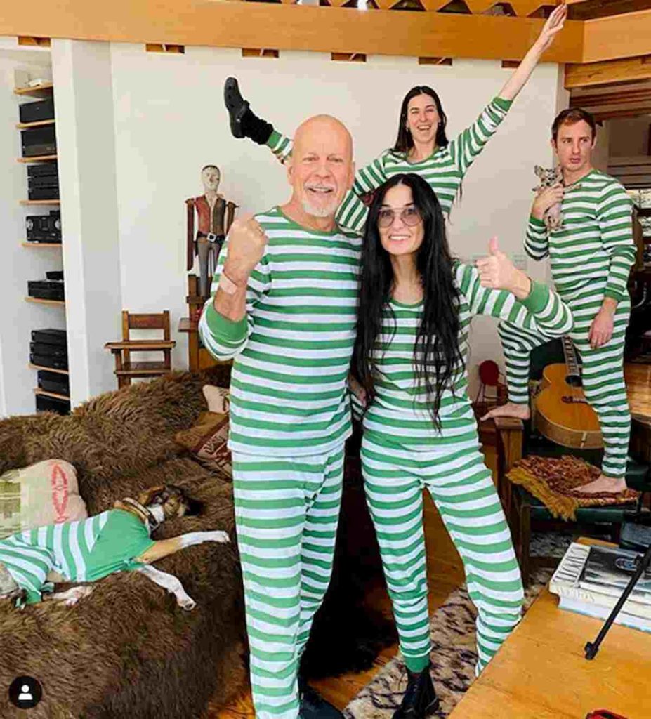 Bruce Willis e Demi Moore in quarantena con le 3 figlie