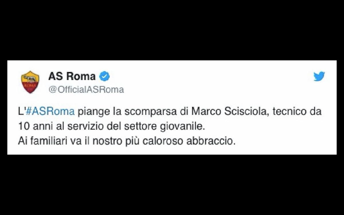 Marco Scisciola e Piero Gratton sono morti, la Roma li ricorda sui social